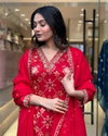 KF Vi Megha Kalaai Viscose Nylon Jacquard Designer Kurti With Bottom Dupatta Wholesale Price In Surat